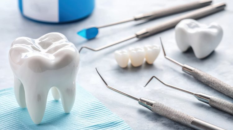 Patient receiving root canal at Downtown Plaza Dental in Sacramento, CA.