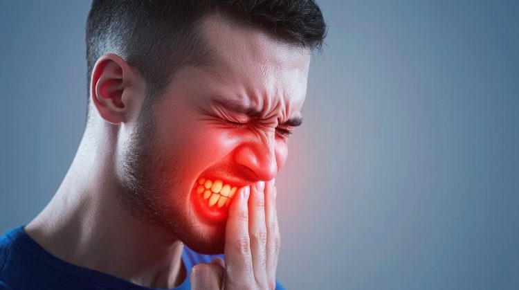 Man experiencing severe tooth pain, indicating a dental emergency – Downtown Plaza Dental, Sacramento, CA.
